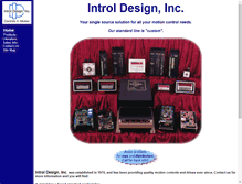 Tablet Screenshot of introldesign.com